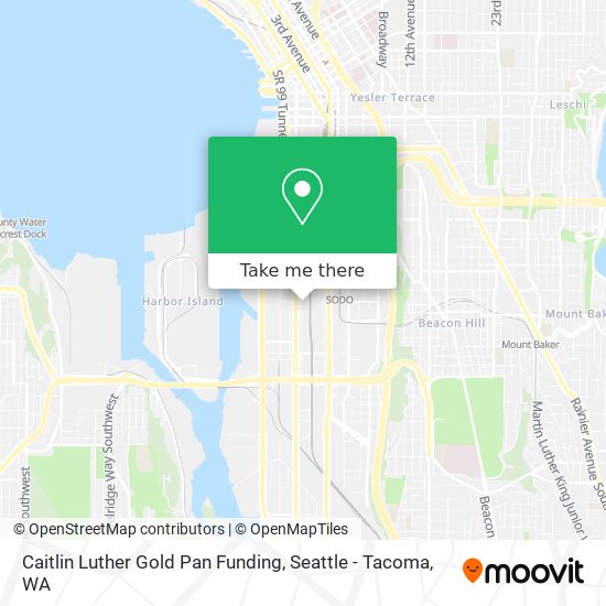 Caitlin Luther Gold Pan Funding map