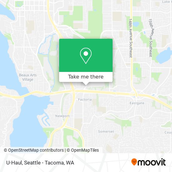 U-Haul map