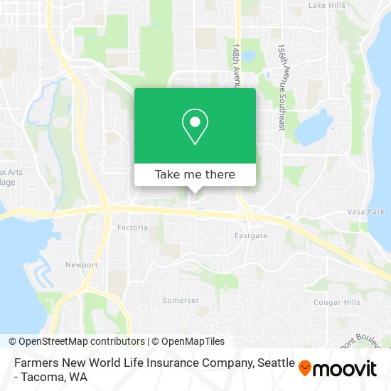 Farmers New World Life Insurance Company map