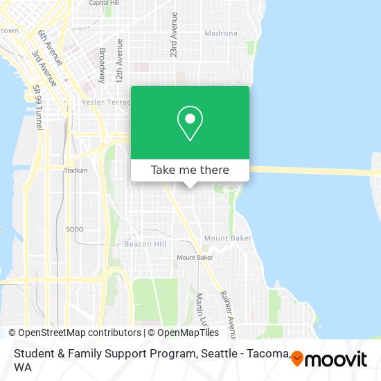 Student & Family Support Program map