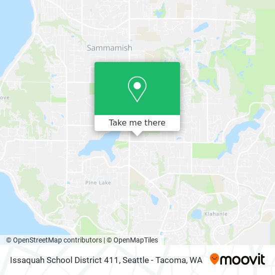 Mapa de Issaquah School District 411