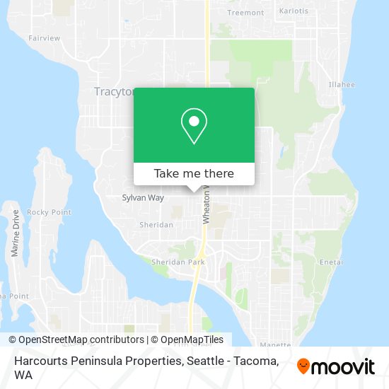 Mapa de Harcourts Peninsula Properties