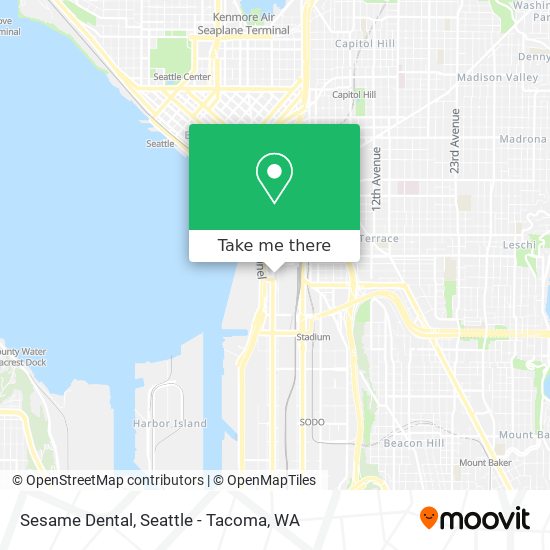 Mapa de Sesame Dental