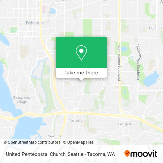 United Pentecostal Church map