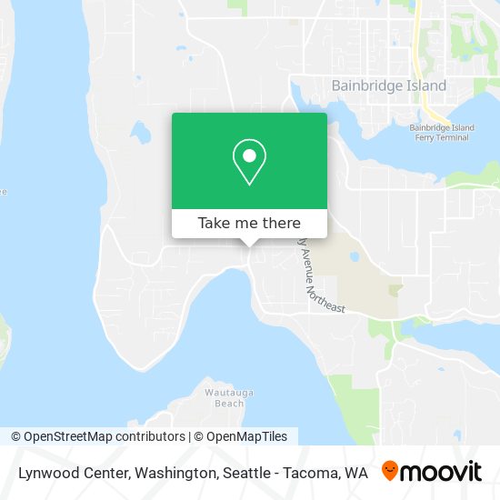 Mapa de Lynwood Center, Washington