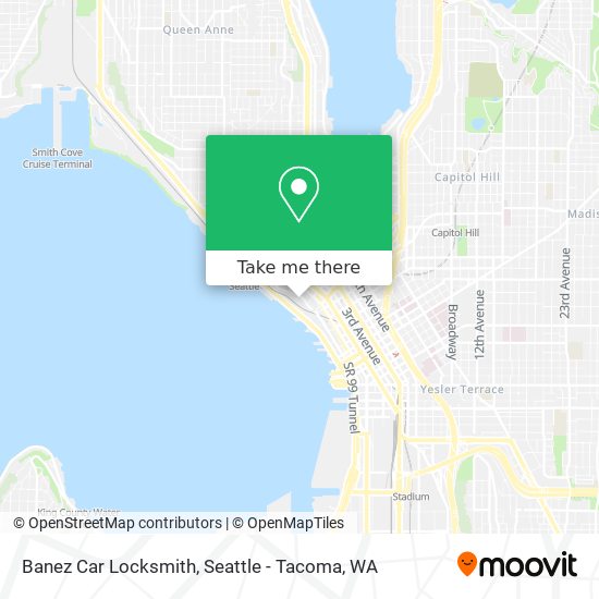 Banez Car Locksmith map