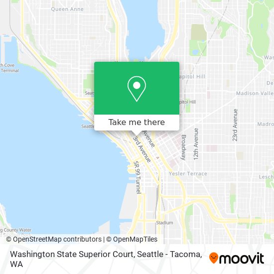 Mapa de Washington State Superior Court