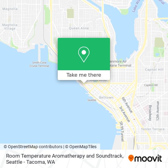 Room Temperature Aromatherapy and Soundtrack map