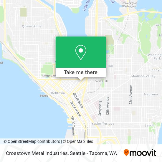 Mapa de Crosstown Metal Industries