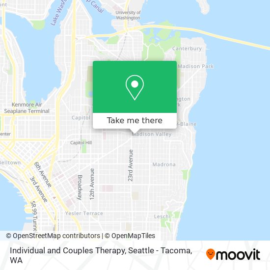 Individual and Couples Therapy map