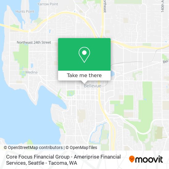 Mapa de Core Focus Financial Group - Ameriprise Financial Services