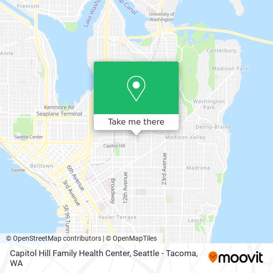 Mapa de Capitol Hill Family Health Center