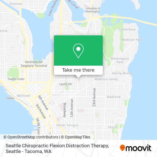 Mapa de Seattle Chiropractic Flexion Distraction Therapy