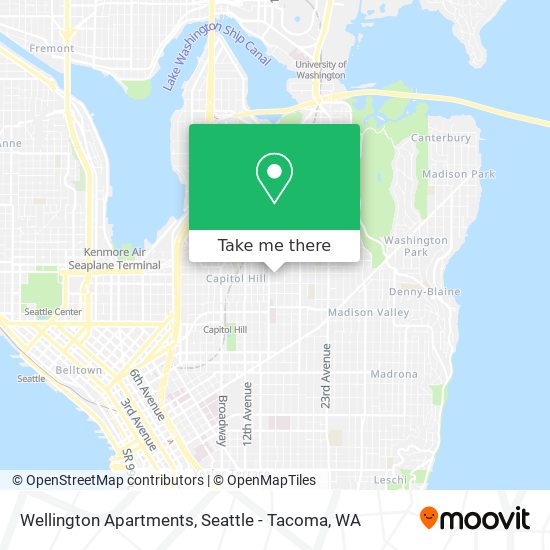 Wellington Apartments map