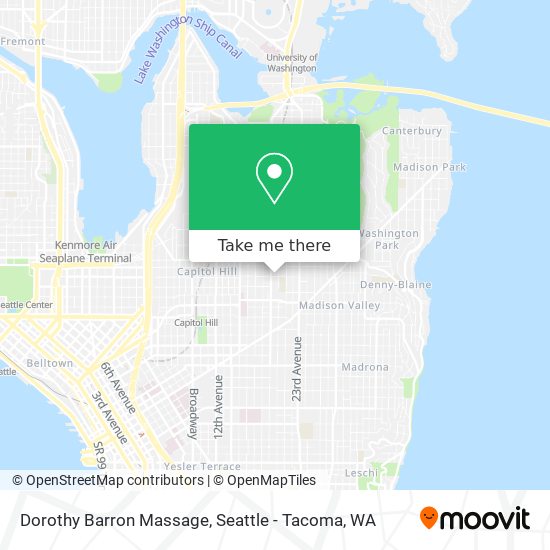 Dorothy Barron Massage map