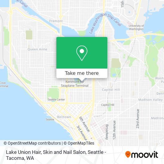 Lake Union Hair, Skin and Nail Salon map