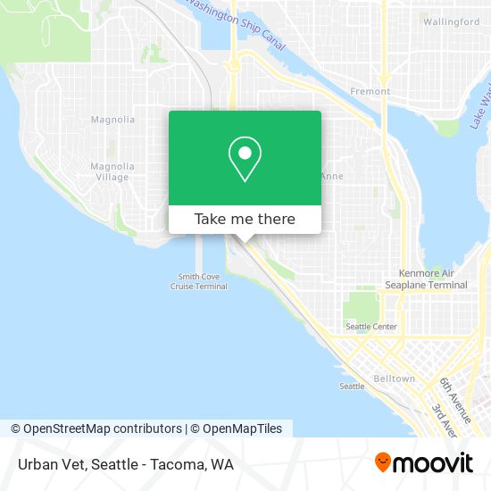 Urban Vet map