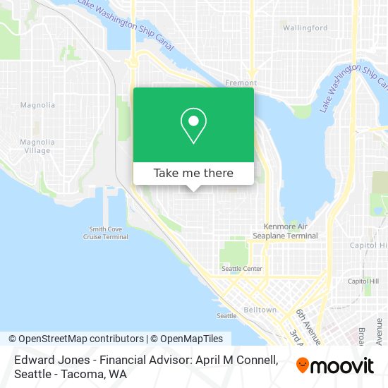 Mapa de Edward Jones - Financial Advisor: April M Connell