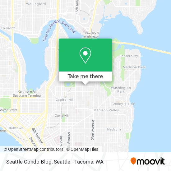 Mapa de Seattle Condo Blog
