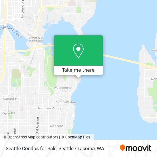 Mapa de Seattle Condos for Sale