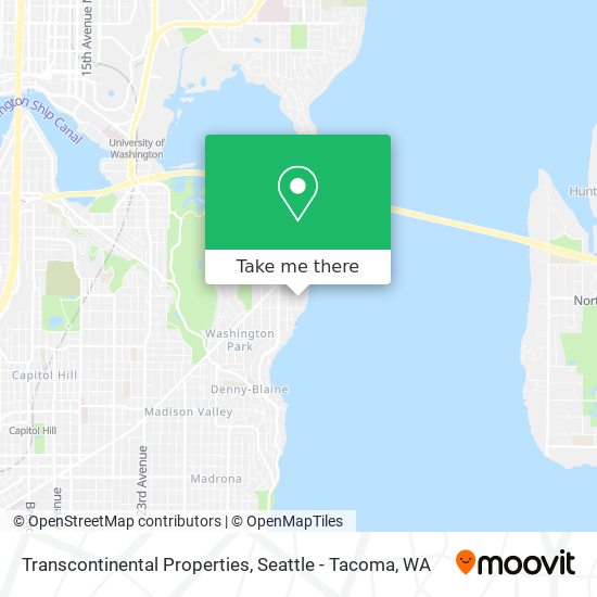 Transcontinental Properties map