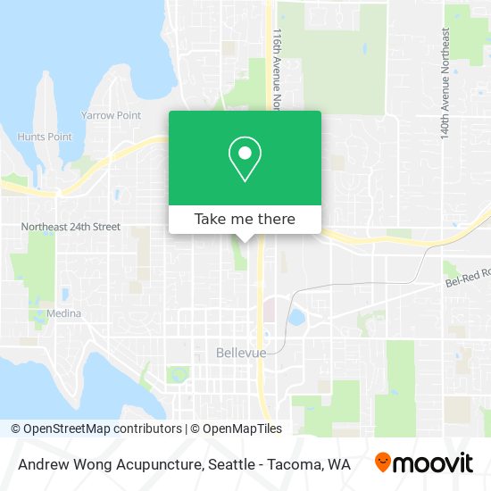 Mapa de Andrew Wong Acupuncture