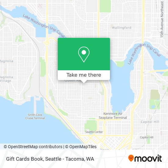 Gift Cards Book map