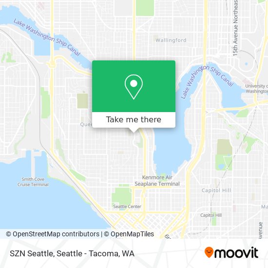 Mapa de SZN Seattle