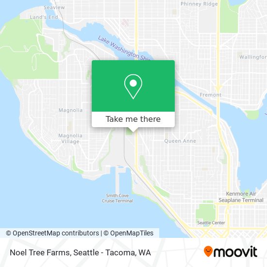 Noel Tree Farms map