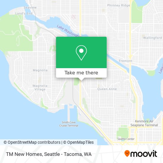 TM New Homes map