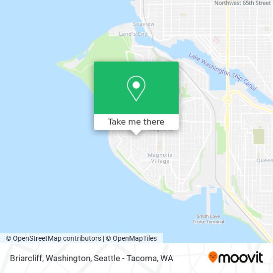 Briarcliff, Washington map