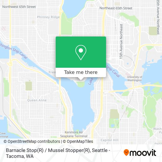 Mapa de Barnacle Stop(R) / Mussel Stopper(R)