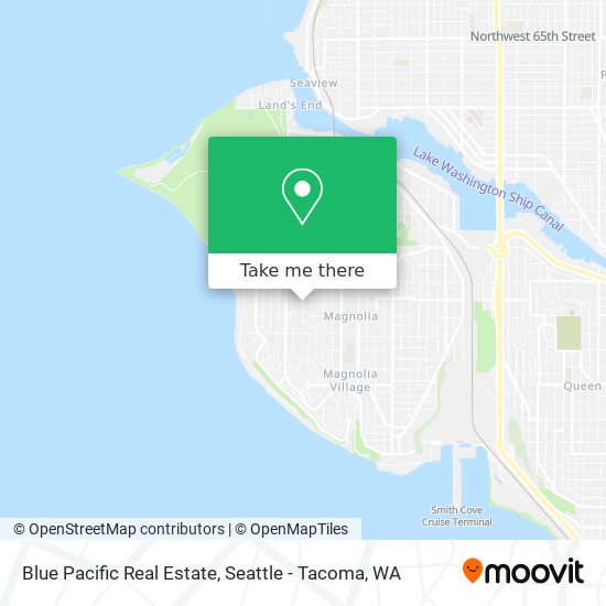 Blue Pacific Real Estate map