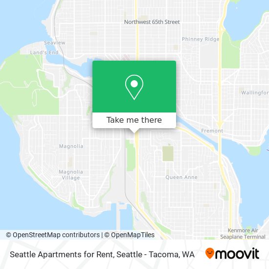 Mapa de Seattle Apartments for Rent