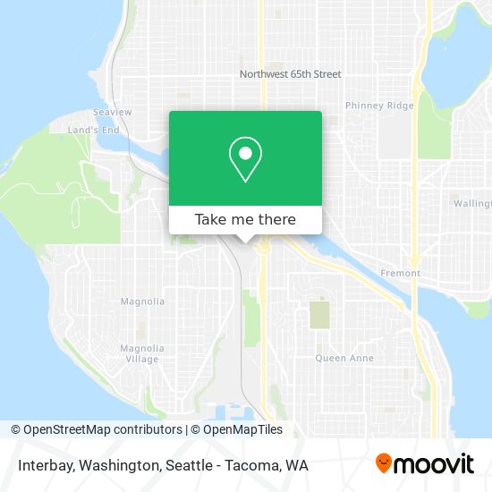 Mapa de Interbay, Washington