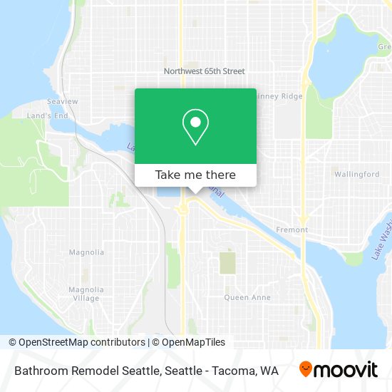 Bathroom Remodel Seattle map