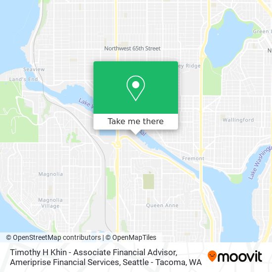 Mapa de Timothy H Khin - Associate Financial Advisor, Ameriprise Financial Services