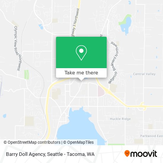 Barry Doll Agency map