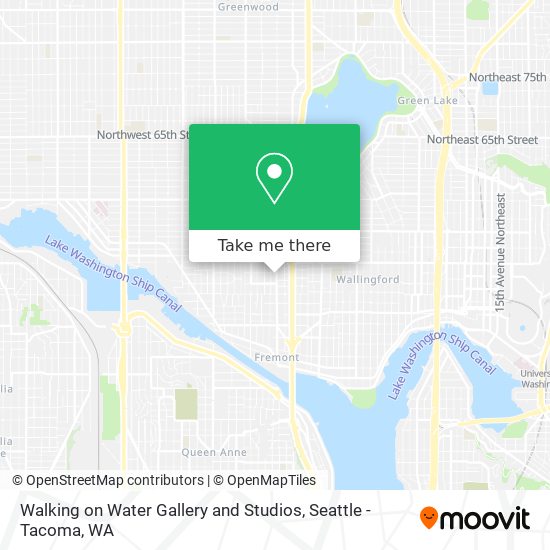 Mapa de Walking on Water Gallery and Studios