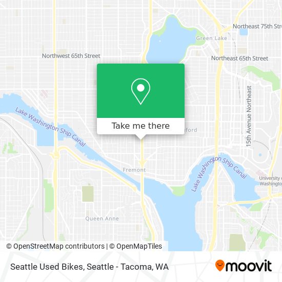 Seattle Used Bikes map