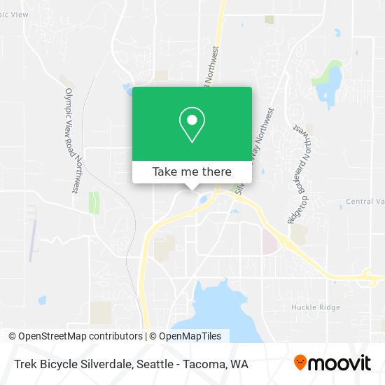 Trek Bicycle Silverdale map