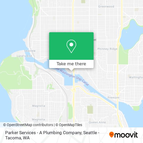 Parker Services - A Plumbing Company map