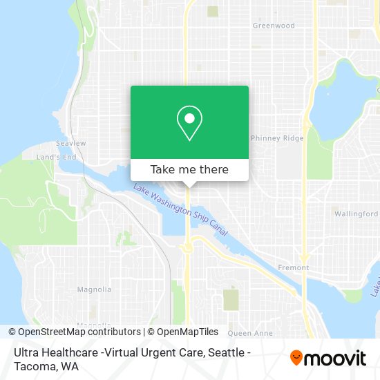 Mapa de Ultra Healthcare -Virtual Urgent Care