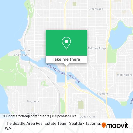 Mapa de The Seattle Area Real Estate Team