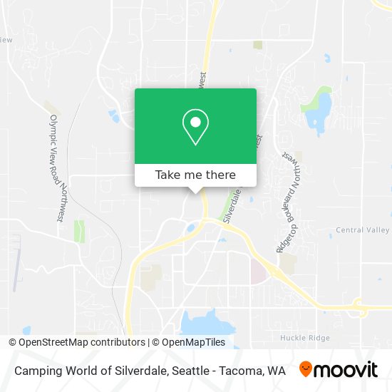 Camping World of Silverdale map