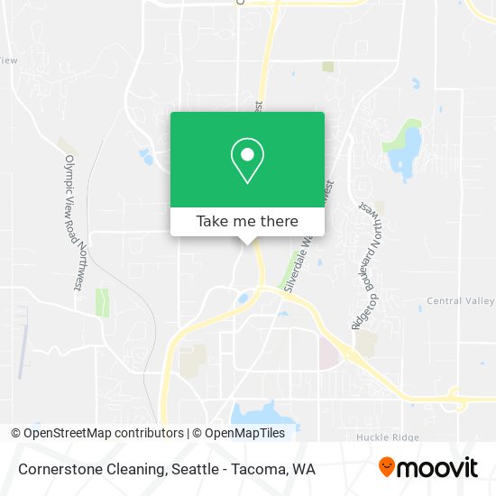 Cornerstone Cleaning map