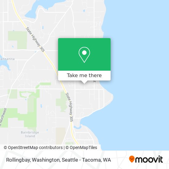 Rollingbay, Washington map