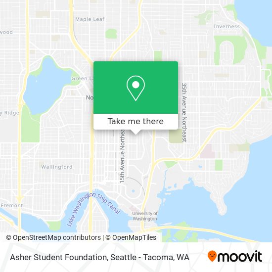 Asher Student Foundation map