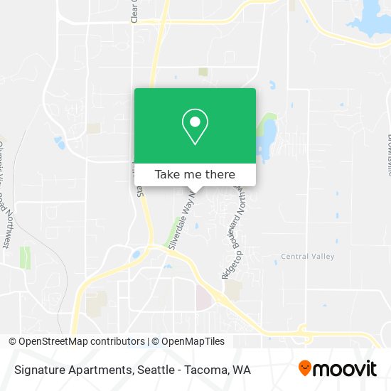 Signature Apartments map