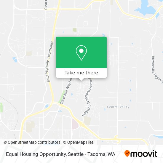 Mapa de Equal Housing Opportunity